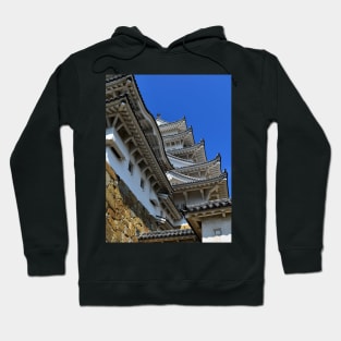 Himeji Castle Roofs, Japan Hoodie